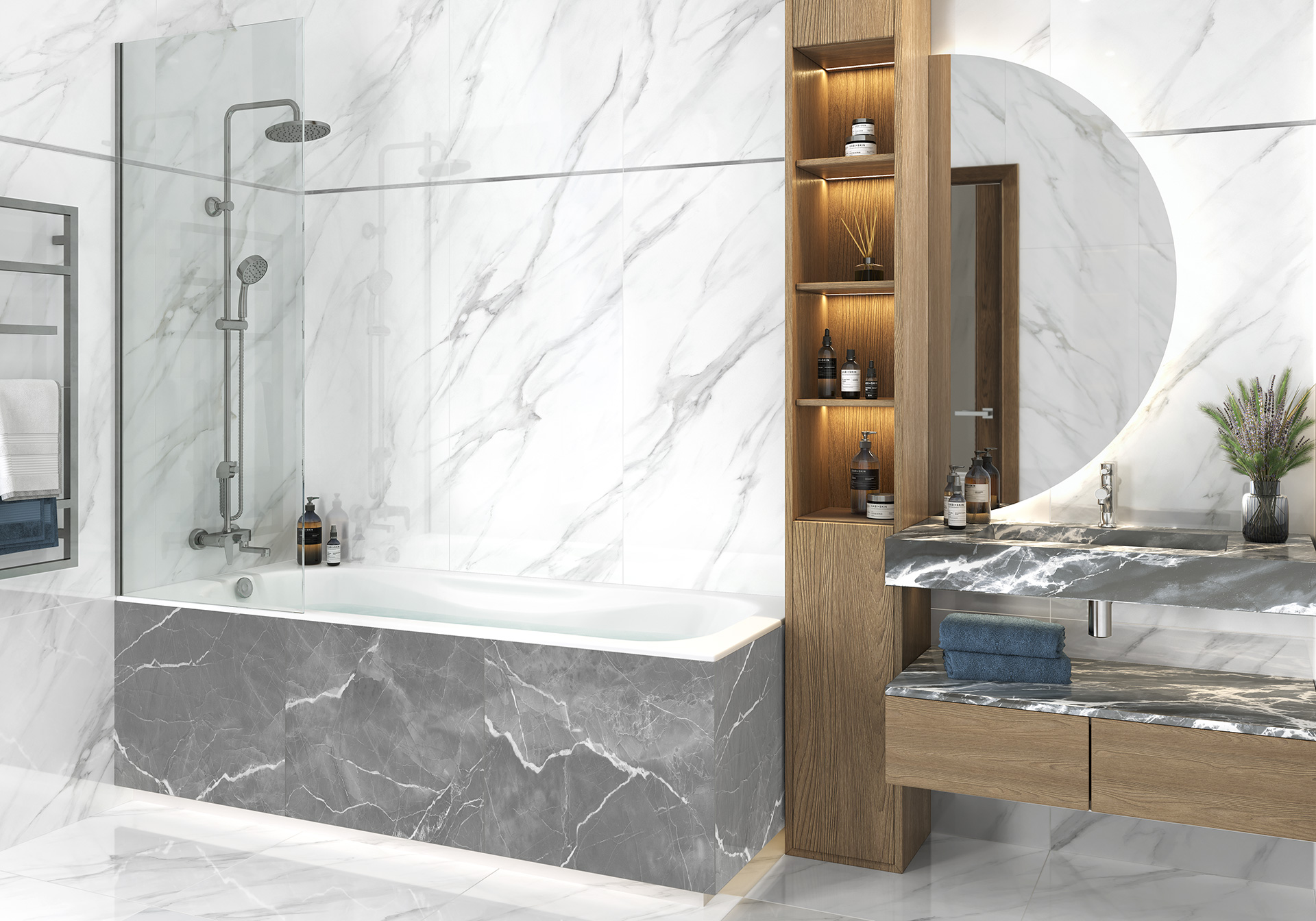 Керамогранит коллекция American Calacatta (LCM) фото 1