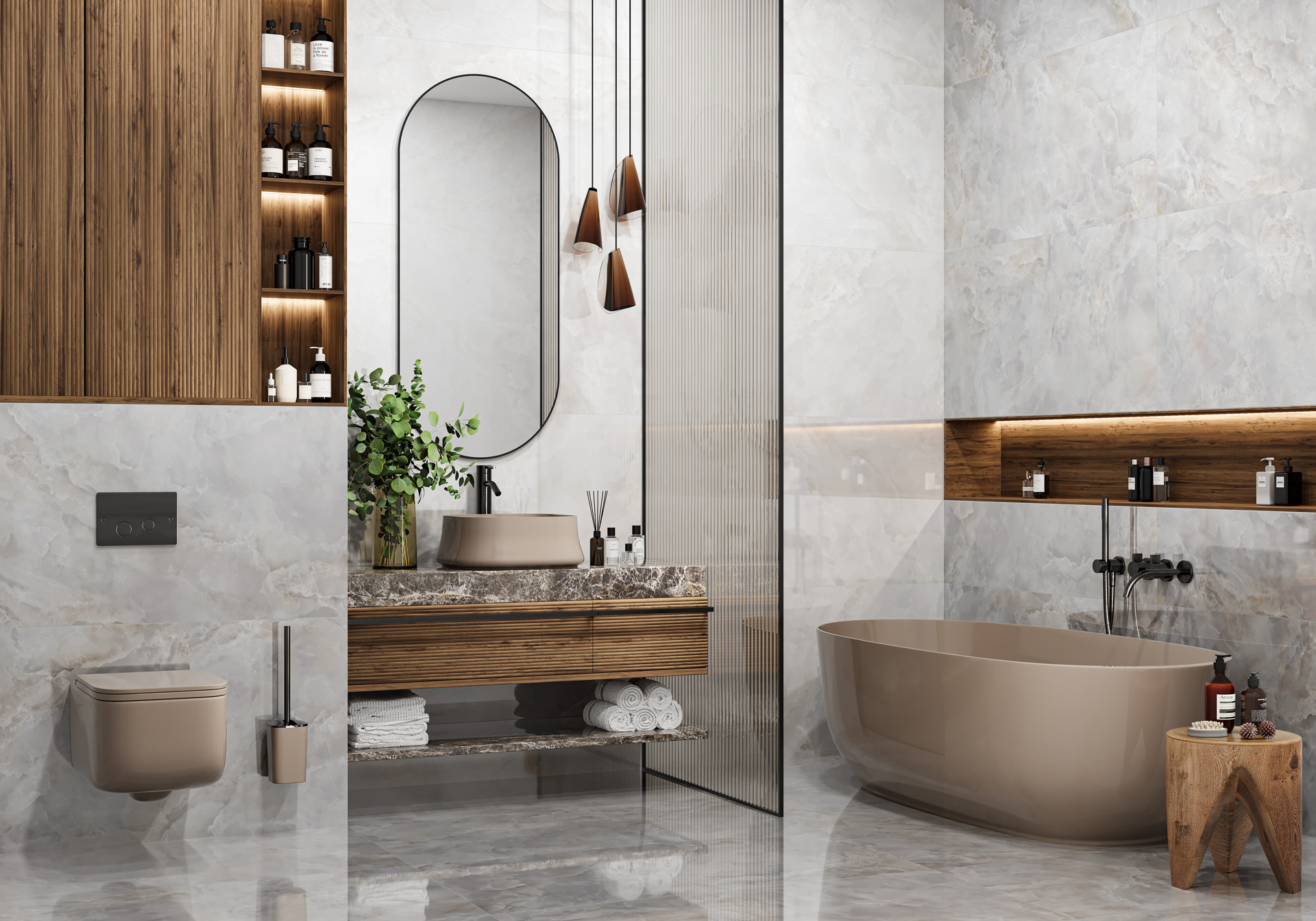 Керамогранит коллекция Onice Vetro (New Trend) фото 1