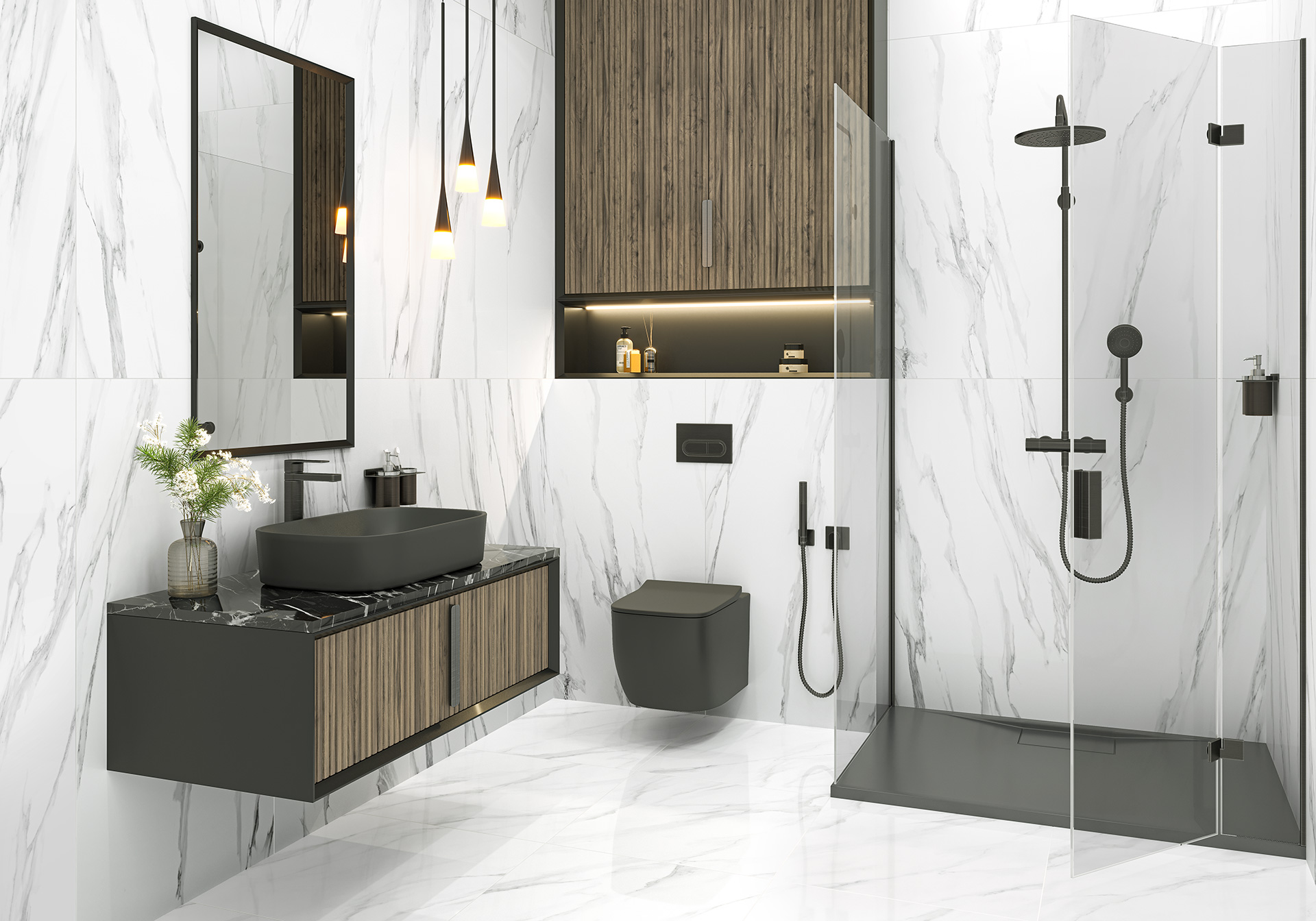 Керамогранит коллекция Statuario (LCM) фото 1