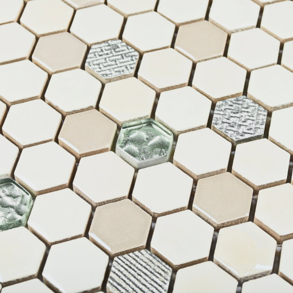 Мозаика Deluxe - Мозаика (стекло, керамика) 302х305х8 фото