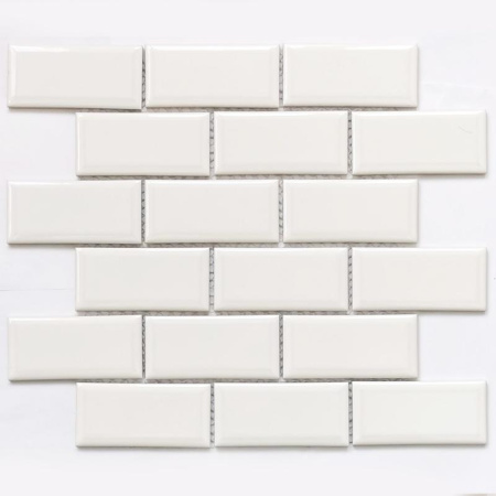 Мозаика Brick White - Мозаика (керамика) 292х287,5х6 - фото