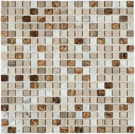 Мозаика Detroit (POL) - Мозаика (мрамор, камень) 305х305х4 - фото