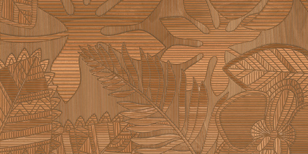 Декор Орис (Ассорти из 4-х) 600х300х9 фото