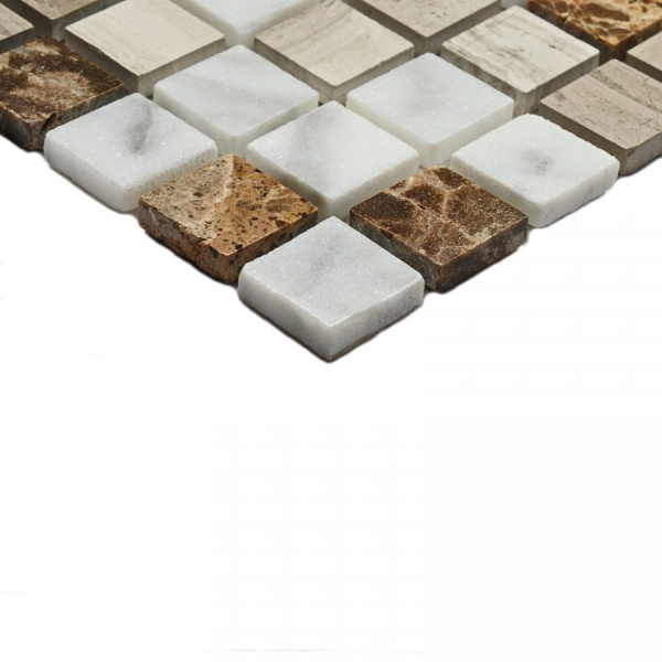 Detroit (POL)_2_Мозаика_Bonaparte Мозаика Detroit (POL) - Мозаика (мрамор, камень) 305х305х4 фото