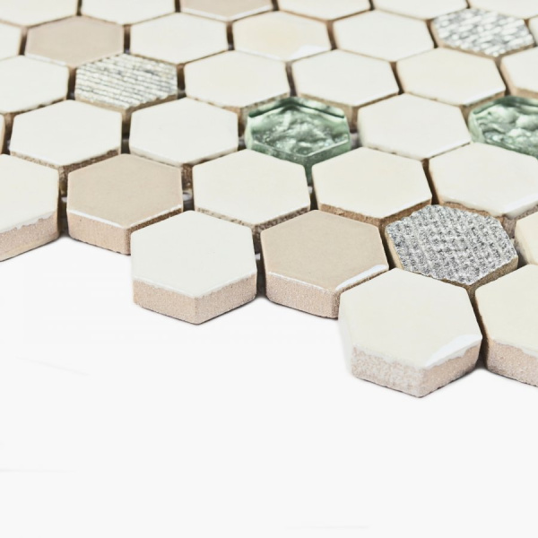 Мозаика Deluxe - Мозаика (стекло, керамика) 302х305х8 фото