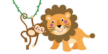 Декор Kids Safari 400х1000х8 - фото