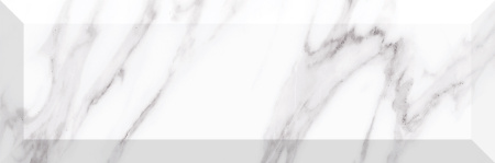 Мелкоформатная плитка Calacatta White glossy 300х95х7 - фото