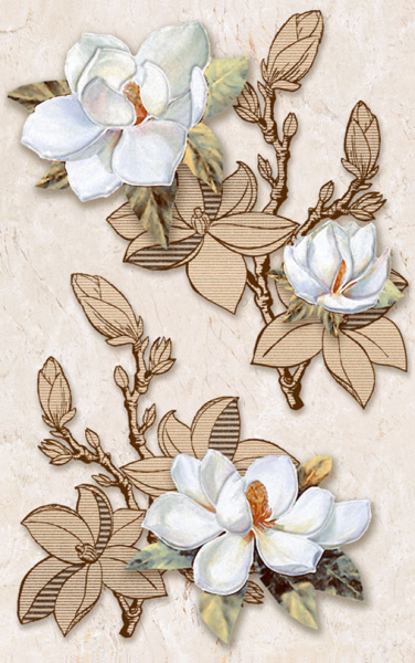 Сабина_04-01-1-09-03-11-632-0_250х400_Г_ДСО_02 Декор Сабина 400х250х8 фото