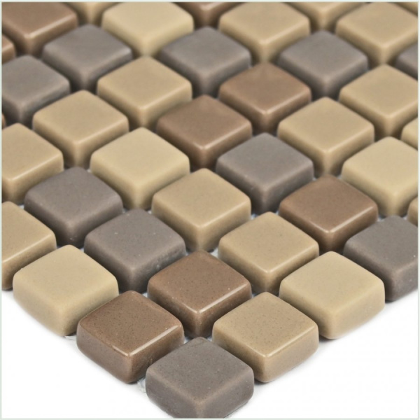 Crema_3_Мозаика_Bonaparte Мозаика Crema - Мозаика (стекло) 315х315х6 фото