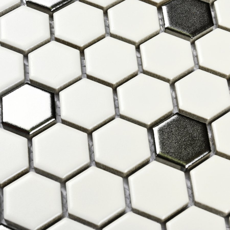 Мозаика Babylon Silver matt - Мозаика (керамогранит) 260х300х6 - фото