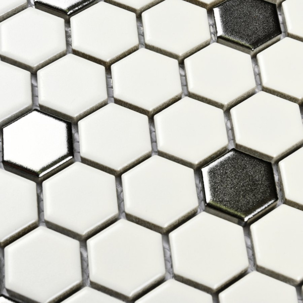 Babylon Silver matt_3_Мозаика_Bonaparte Мозаика Babylon Silver matt - Мозаика (керамогранит) 260х300х6 фото