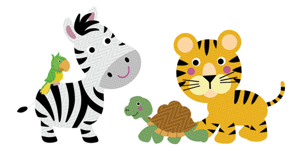 Декор Kids Safari 400х1000х8 фото