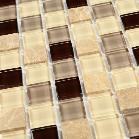 Мозаика Amelia - Мозаика (стекло, камень) 300х300х4 - фото
