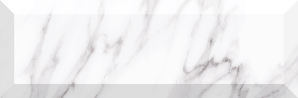 Мелкоформатная плитка Calacatta White glossy 300х95х7 фото