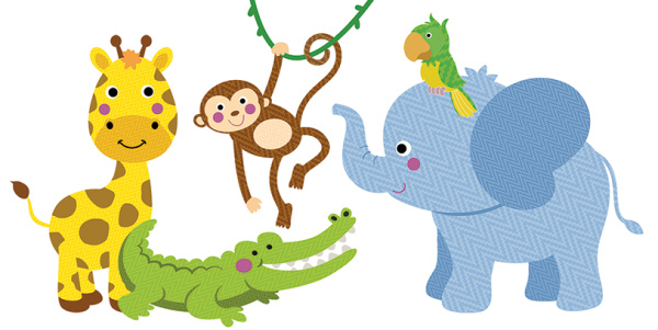 Декор Kids Safari 400х1000х8 фото