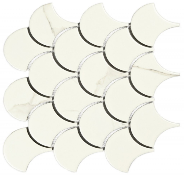 Calacatta-scale_1_Мозаика_Bonaparte Мозаика Calacatta-scale - Мозаика (керамогранит) 219х255х6 фото