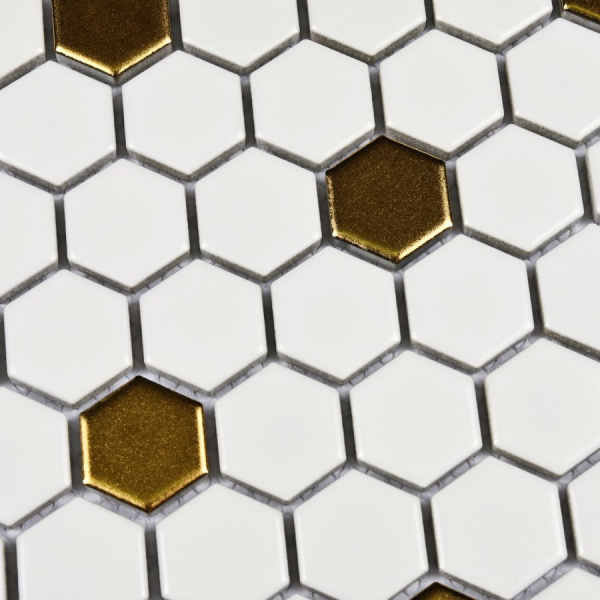 Babylon Gold matt_3_Мозаика_Bonaparte Мозаика Babylon Gold matt - Мозаика (керамогранит) 260х300х6 фото