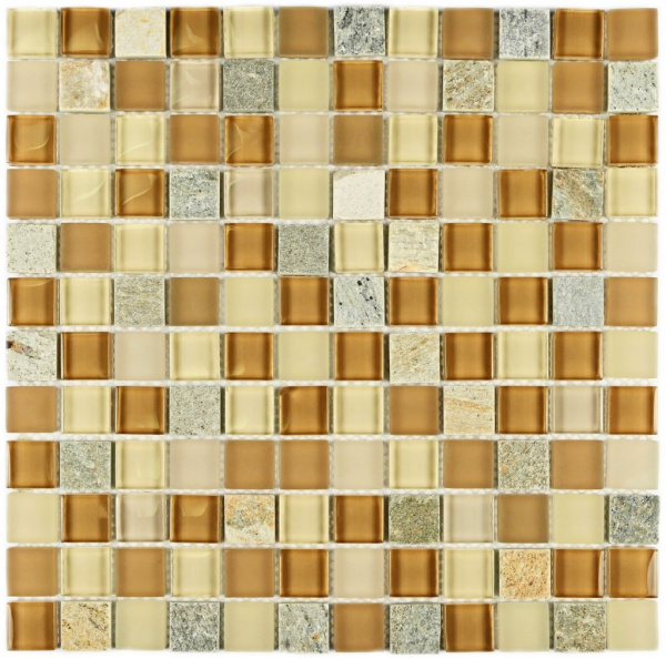 Мозаика Free time-23 - Мозаика (стекло, сланец) 300х300х8 фото